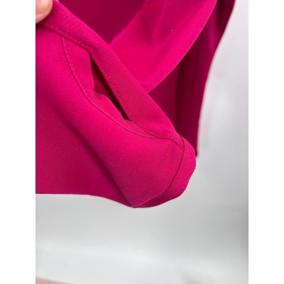 Nike Golf Dri-FIT Stretch 1/2-Zip Cover-Up Shirt Thumbholes Red/White Ladies M - Picture 5 of 9